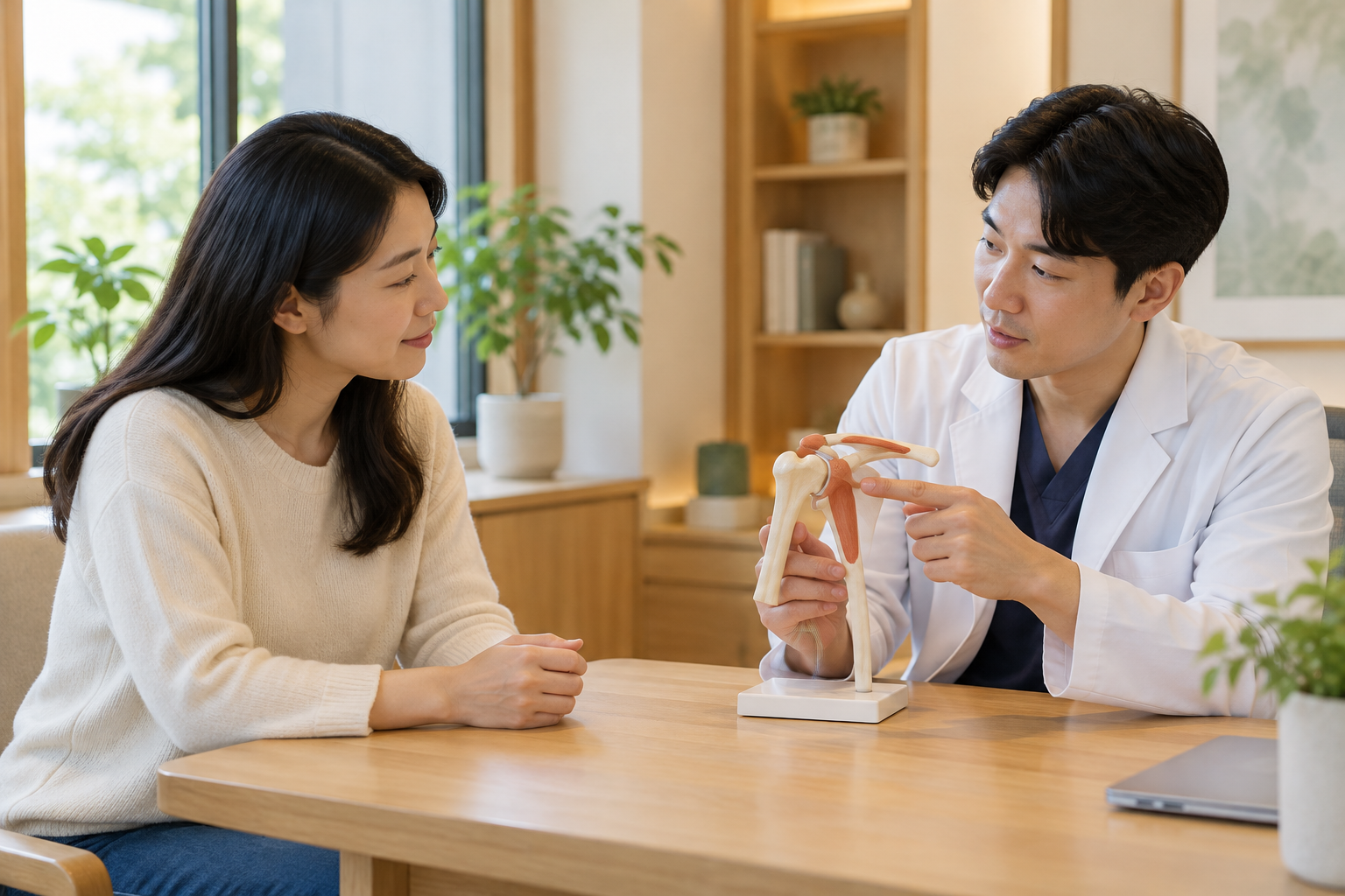 군포 어깨통증 한의원 — 어깨 상담에 관한 AI 설명용 이미지